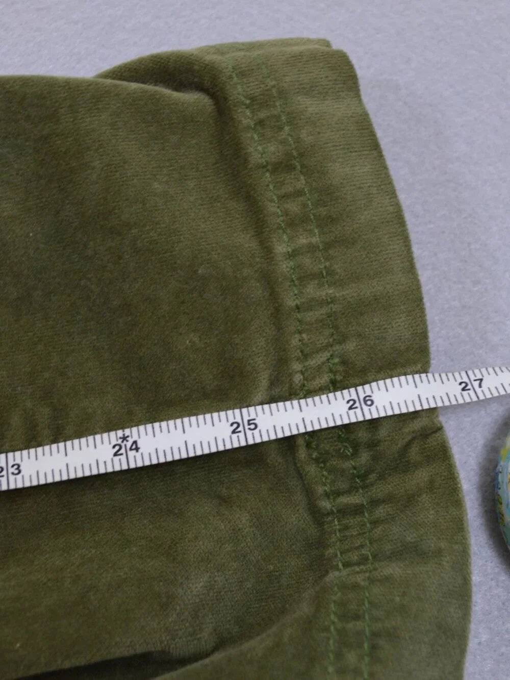 🌿 Free People Olive Corduroy Pants XS Boho Vintage Wash